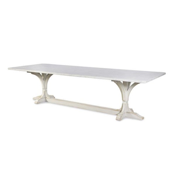 The 18th-century inspired Italian trestle based table showcases the rustic charm andpractical design typical of Italian...