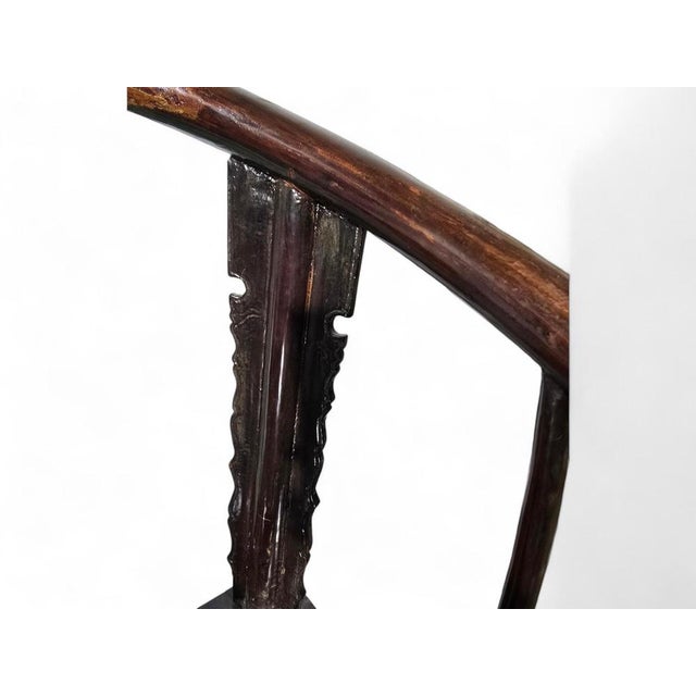 19th-Century Qing Dynasty Chinese Armchairs, 1860s For Sale - Image 10 of 18