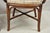 Late 20th Century Vintage Hollywood Regency Bentwood Rattan Fan Back Dining Chairs - Set of 4 For Sale - Image 5 of 12
