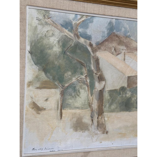 Lars Olof Ericsson, Calpe, 1957, Oil on Panel, Framed For Sale - Image 12 of 15
