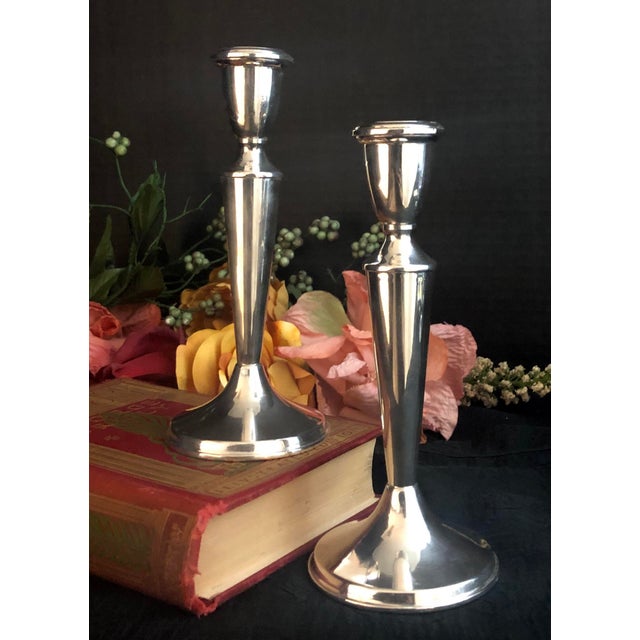 Vintage Sterling Silver Reed and Barton Candle Holders a Pair Chairish