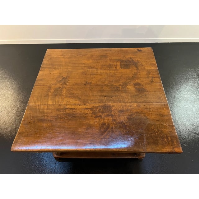 Ancient Heavy Rare Austrian Alpine Swiss Chalet Bavarian Table. Provenance German Beer Baron Family. Very Heavy. Expert...