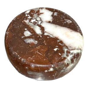 Brown Marble Puck Paper Weight
