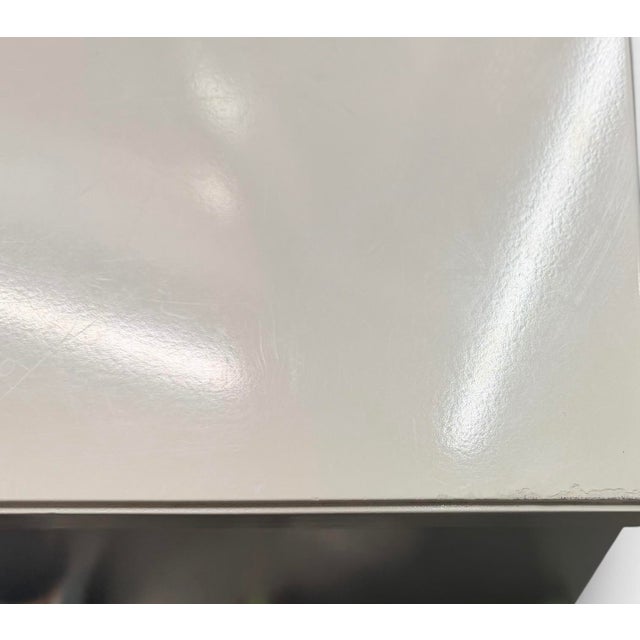 Ethan Allen Heston Triple Dresser in Ascot White Lacquer, 9 Drawers For Sale - Image 9 of 12