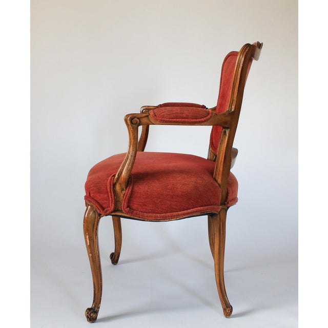 Mid 20th Century French Louis XV Style Fauteuil For Sale - Image 5 of 15
