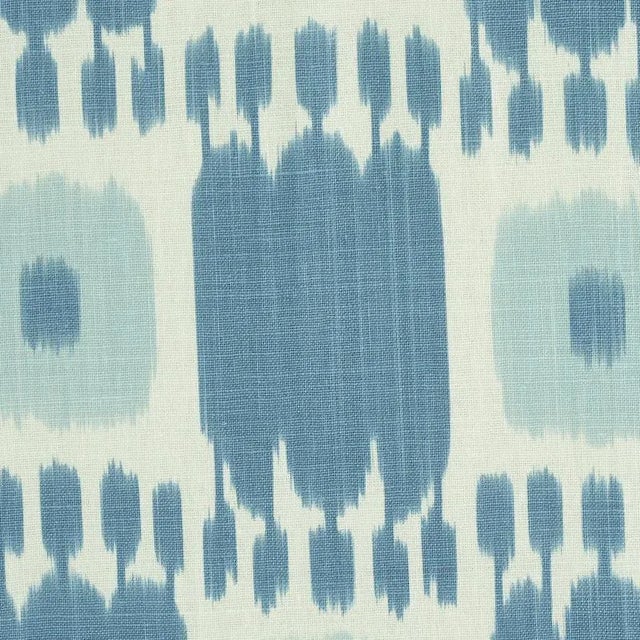 Contemporary Sample- Schumacher Kandira Fabric in Sky For Sale - Image 3 of 3