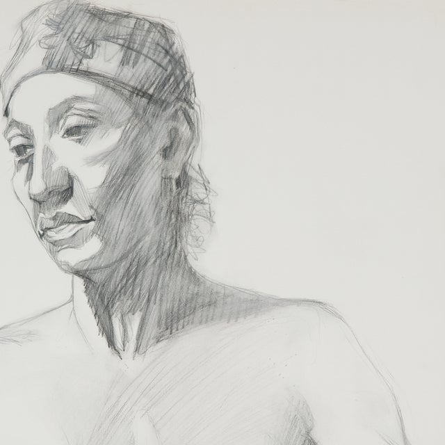 1980s Nude Study in Hat - Vincent Beggs, C. 1980s For Sale - Image 5 of 8