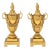 French Empire Bronze Candlestick-Cassolettes, 2 For Sale