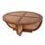 Bali Breeze 42 in. Round Wood and Mesh Woven Coffee Table, Heritage For Sale - Image 10 of 10