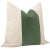 Contemporary 22" Patina Mohair Panel + Linen Pillows - a Pair For Sale - Image 3 of 6