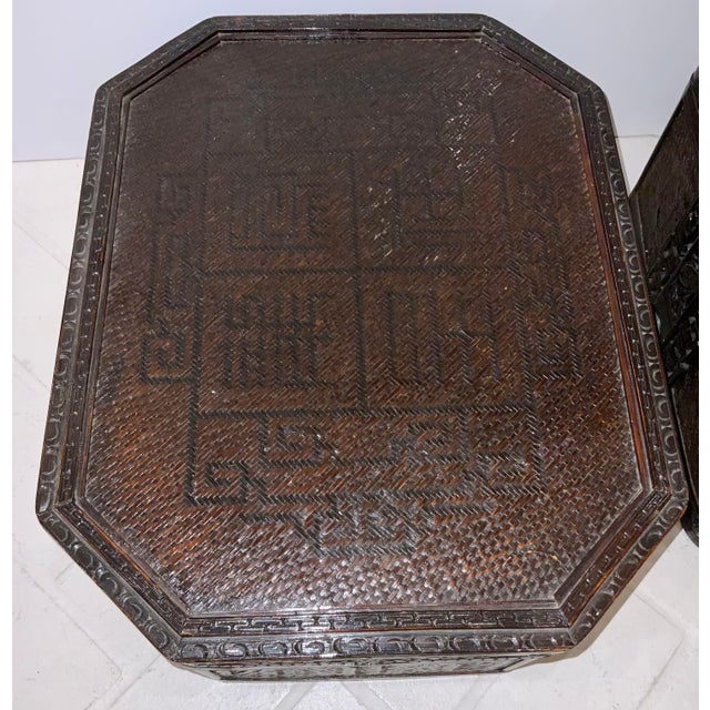 Antique Chinese Wood Wedding Basket Chairish