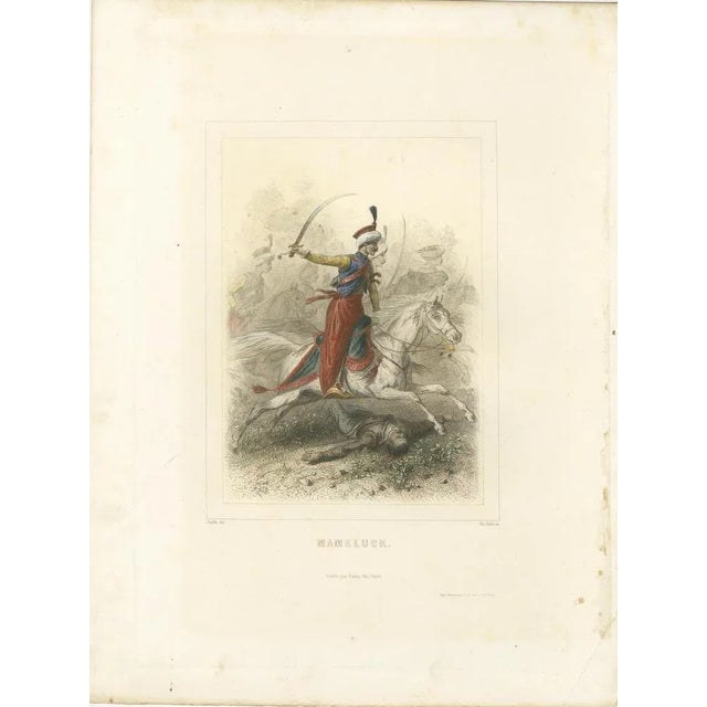 Napoleonic Battle Cavalry – Mameluke, Chasseur, and Empress Dragoon, 1859 This compelling set of three hand-colored...