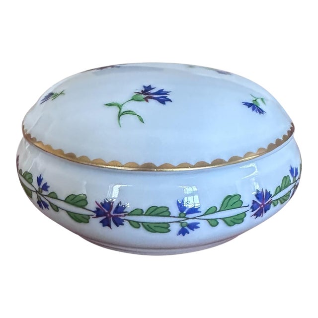 Rare Tiffany & Co. Limoges Villandry Porcelain Trinket Box For Sale