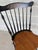 Description: L. Hitchcock Black Harvest Fan Back Windsor Side Chair. In Good Vintage Furniture Condition. Shows light...