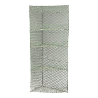 Vintage English Corner Vegetable Drying Rack - Plant Stands For Sale