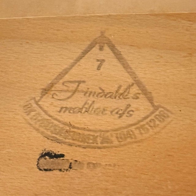 Brown Mid 20th Century Danish Dining Chairs by Findahl Møbler For Sale - Image 8 of 8