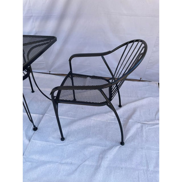 Woodard Attributed Styled After Valencia Bistro Table & 2 Chairs Chairish