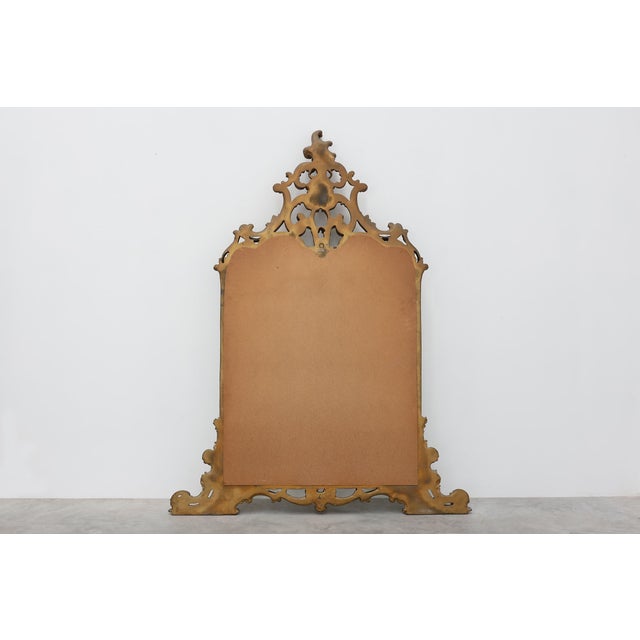 Large Rococo Style Giltwood Mirror from Deknudt, Belgium, 1950s For Sale - Image 9 of 14