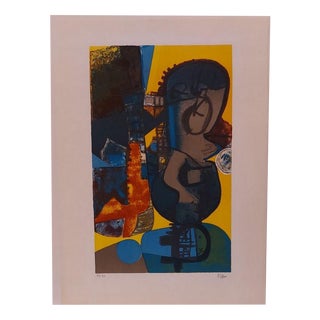 Maurice Estève, Administrative Lunar, 1966, Lithograph For Sale