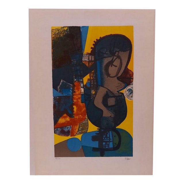 Maurice Estève, Administrative Lunar, 1966, Lithograph For Sale