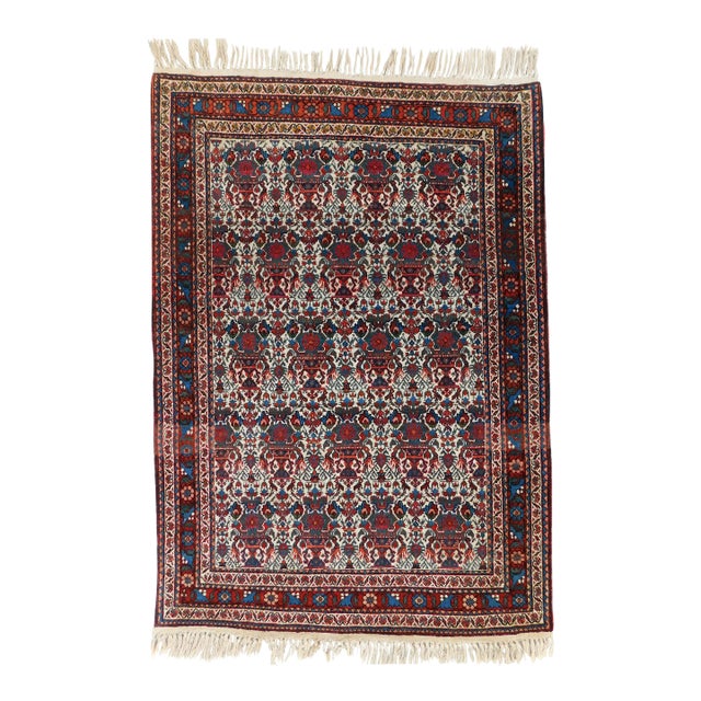 1930s Antique Persian Rug. 3'6"x 5' For Sale