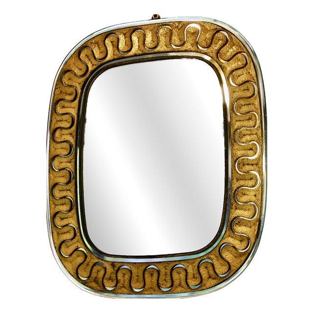 Stained Glass Mirror by Carlo Pagani, Italy, 1960s For Sale