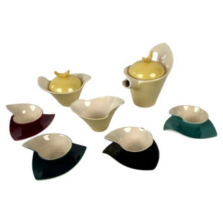 Mid-Century Mocha Set, 1950s, Set of 11 For Sale