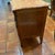 Antique dresser 19th century, with a macchiato light brown genuine marble top. Exquisite design with undulated ( semi...