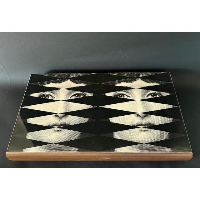Italian 20th Century Fornasetti Backgammon Game Set Box For Sale - Image 3 of 10