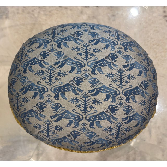 Late 19th Century Petite 19th Century Chinoiserie Style Faux Bamboo Footstool For Sale - Image 5 of 16