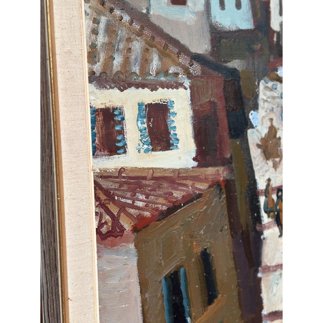 Mid-Century Modern Bertil Wahlberg, Southern Motif, 1960s, Oil on Canvas, Framed For Sale - Image 3 of 15