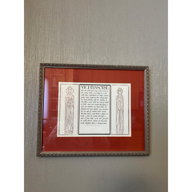 Mid-Century Calligraphed Recipes - Set of 13 For Sale - Image 4 of 13