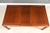 Vintage Solid Mahogany and Brass Dining Table For Sale In Boston - Image 6 of 13