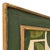 Green Mid-Century Modern Inspired Collage in Vintage Painted Frame For Sale In New York - Image 6 of 6