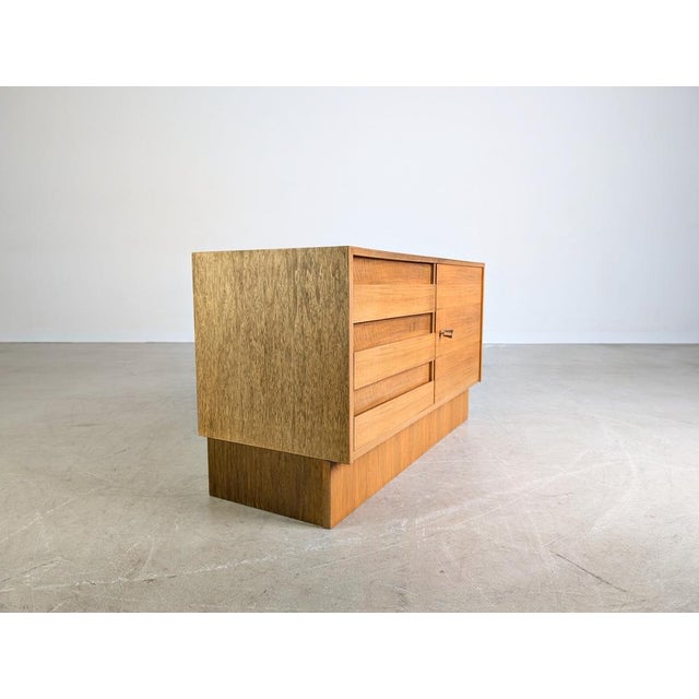 Mid-Century Walnut Sideboard with Drawers, 1970s For Sale - Image 5 of 10