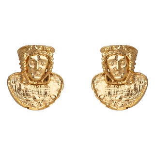 Medusa’s Gaze Stud Earrings, A Pair For Sale