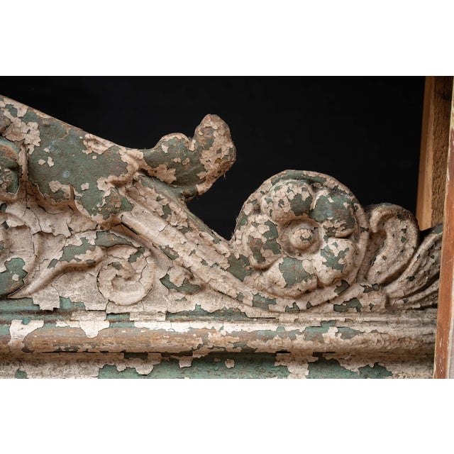 Late 19th Century Victorian Painted Cast Iron Architectural Pediment For Sale - Image 17 of 18