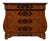 Swiss-Style Marquetry Chest of Drawers with Carrara Marble Top For Sale