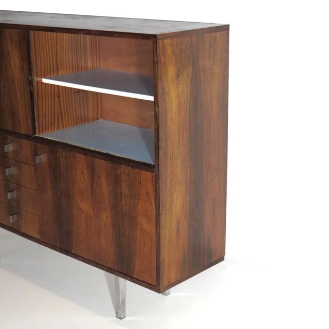 Wood Rosewood Highboard by Alfred Hendrickx for Belform, 1960s For Sale - Image 7 of 8