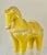 A large terracotta horse figure with yellow glaze. Marked on underside of foot “4738 D Italy”. Attributed to Aldo Londi...