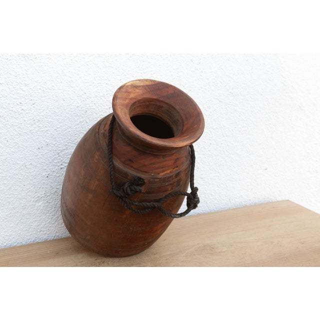 Large Antique Wooden Milk Pot For Sale In Los Angeles - Image 6 of 7