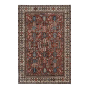 Caucasian Rug With Mid-Century Modern Style 6'4" X 9'7"