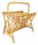 Vintage Rattan Magazine Holder For Sale