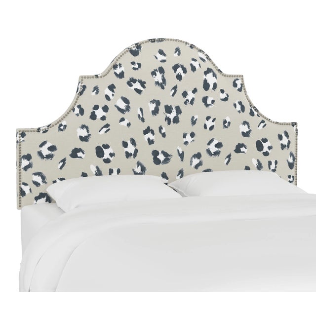 Halsted Headboard in Ivory Brush Cheetah, California King For Sale In Chicago - Image 6 of 6