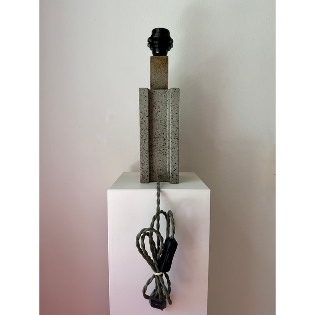 Ceramic Mid-Century Modern Stoneware Palshus Table Lamp by Per Linneman Schmidt, Denmark, 1960s For Sale - Image 7 of 9
