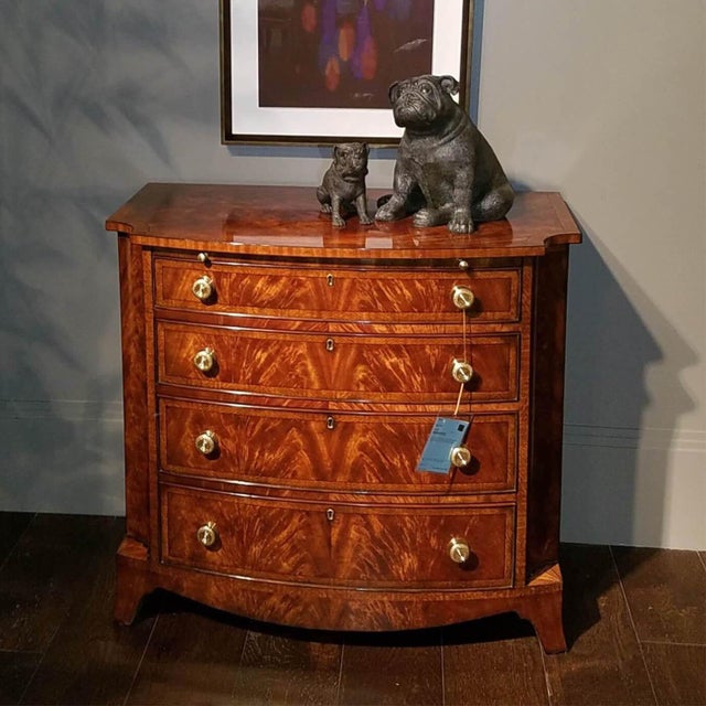 Wood Regency Style Dresser For Sale - Image 7 of 10