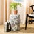 Modern Tree Garden Stool in Flower Tree Pattern For Sale - Image 3 of 4