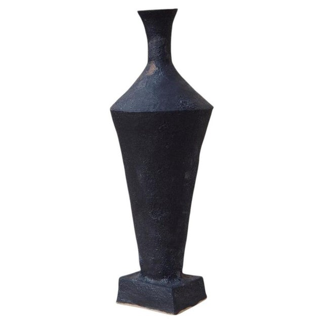 Black Large Open Water Vessel by Oikos Estudio For Sale - Image 8 of 8