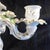 Mid-Century Modern Alboth and Kaiser Five Candle Candelabra With Dimensional Flowers For Sale - Image 3 of 9