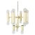 1960s Sciolari 9-Arm White Chandelier For Sale - Image 13 of 13